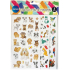Ditipo Decorative stickers Dogs 3 sheets 190 x 100 mm