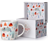 Emocio Christmas ceramic mug Sparkling Pond in box 380 ml
