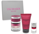 Trussardi Ruby Red Eau de Parfum for Women 30 ml + Shower Emulsion 30 ml + Eau de Parfum 7 ml Miniature Gift Set