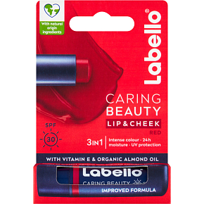 Labello Caring Beauty Lip & Cheek Red SPF 30
