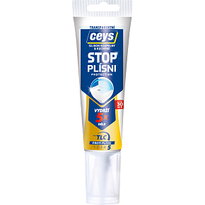 Ceys Stop Mold sanitary silicone, transparent, tube 125 ml