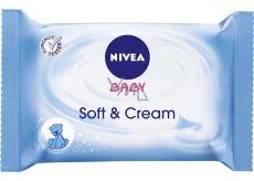 Nivea Baby Soft & Cream čisticí ubrousky pro děti 20 kusů