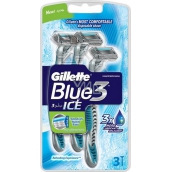 Gillette Blue 3 Ice razors 3-edged for men 3 pieces - VMD Gillette Blue 3 Ice razors 3-edged for men 3 pieces - VMD