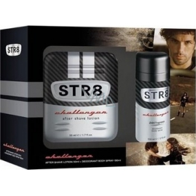 Str8 Challenger aftershave 100 ml + deodorant spray 150 ml, cosmetic set