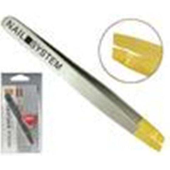 Natalia Angers Tweezers oblique gold-plated 509