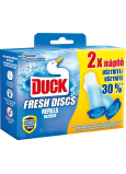 Duck Fresh Discs Sea scent WC gel for hygienic cleanliness and freshness of your toilet spare refill 2x36 ml