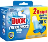 Duck Fresh Discs Sea scent WC gel for hygienic cleanliness and freshness of your toilet spare refill 2x36 ml