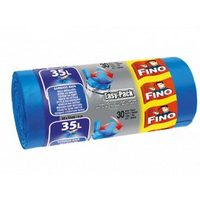 Fino Easy Pack Trash bags, 15 µm, 35 liters, 50 x 56 cm, 30 pieces
