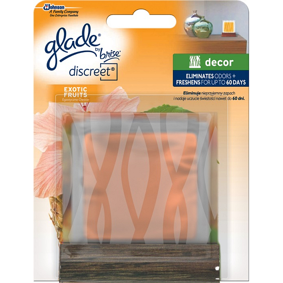 Glade Exotic Fruits Discreet Decor air freshener glass 8 g