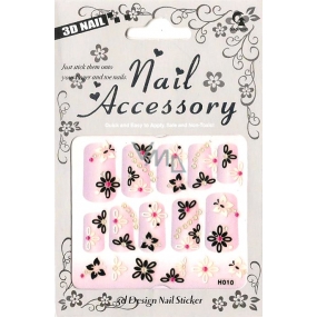Nail Accessory 3D nail stickers No. 4 1 sheet