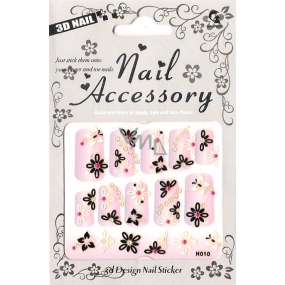 Nail Accessory 3D nail stickers No. 4 1 sheet