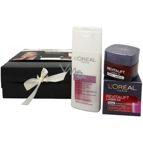 Loreal Paris Revitalift Laser Rejuvenating Cream 50 ml + Sublime Soft Make-Up Remover Milk 200 ml, cosmetic set
