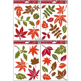 Window foil without glue colored autumn leaves 30 x 20 cm 1 arch