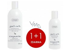 Ziaja Goat milk with keratin hair shampoo 400 ml + goat milk nourishing hair conditioner 200 ml, duopack