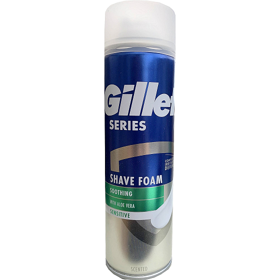 Gillette Series Sensitive Shaving Foam for Men 250 ml
