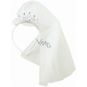 Crown headband with veil
