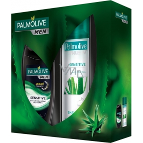 Palmolive Gentleman Men Sensitive 250 ml shower gel + Sensitive 300 ml shaving foam, cosmetic set