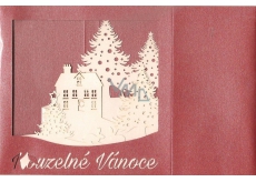 Nekupto Christmas Spatial Christmas 150 x 150 mm, 3308 Y