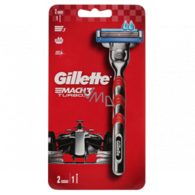 Gillette Mach3 Turbo shaver + spare head 1 piece for men
