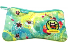 Nekupto Miss Cool Taštička neoprenová Sova Hravá & kreativní 21 x 11 x 1,5 cm YQ 005