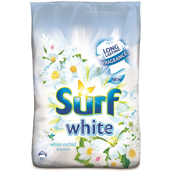 Surf White Orchid & Jasmine washing powder for white laundry 80 doses