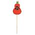 Pumpkin, black cat recess 6 cm + skewers