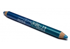 Princessa Davis Eye Double Colour oční stíny v tužce + ořezávátko 028 modrá a zelenomodrá 6 g