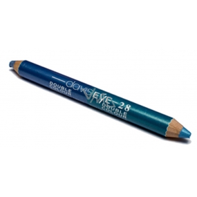 Princessa Davis Eye Double Color Pencil Eyeshadow + Sharpener 028 Blue & Green Blue 6 g