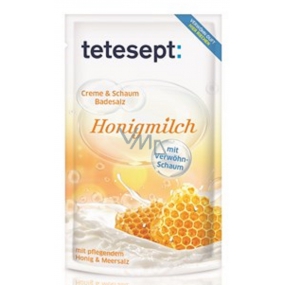 Tetesept Honey milk cream-foaming bath salt 80 g