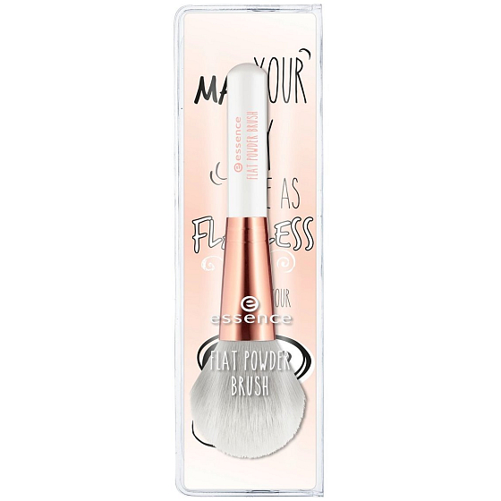 Essence Flat Powder Brush flat brush with synthetic bristles for powder