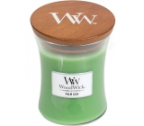 WoodWick Palm leaf - Palmový list vonná svíčka s dřevěným knotem a víčkem sklo střední 275 g