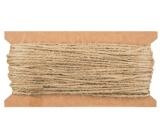 Brown linen string, 20 m