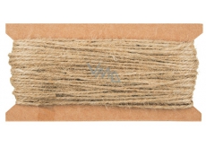 Linen string brown, 20 m