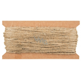 Brown linen string, 20 m