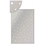 Angel Silver bag with white stars 16 x 25 cm