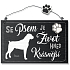 Nekupto Pets wooden sign Boxer 155 x 98 x 5 mm