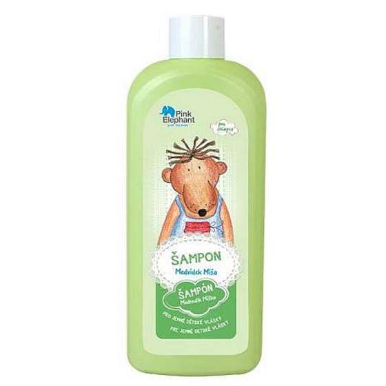 Pink Elephant Teddy Bear Miško hair shampoo for children 500 ml