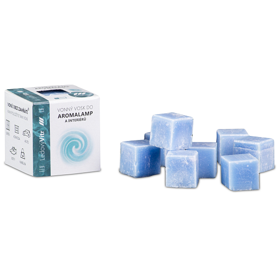 Kozák Icy Wind natural scented wax for aroma lamps and interiors 8 cubes 30 g
