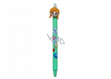 Colorino Rubber pen Disney Emoji light green, blue refill 0.5 mm