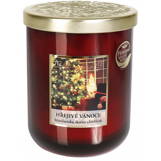 Heart & Home Warm Christmas Soy scented candle medium burns up to 30 hours 115 g