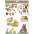 Window foil without glue cat with rabbit 30 x 42 cm