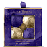 Grace Cole Lavender Sleep Therapy sparkling bath ball 4 x 50 g, cosmetic set for women