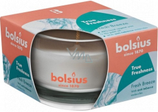 Bolsius True Freshness Fresh Breeze scented candle in glass 80 x 50 mm