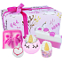 Bomb Cosmetics Unicorn Sparkle sparkling bath ballistic 160 g + glycerine soap 2 x 100 g + small bath ball 30 g + bath mat 50 g, cosmetic set