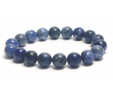 Sodalite bracelet elastic natural stone, ball 10 mm / 16 - 17 cm, stone communication