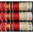 Nekupto Fabric Christmas ribbon Red 25 mm x 2,5 m