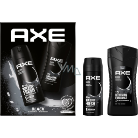 Axe Black shower gel 250 ml + deodorant spray 150 ml, cosmetic set for men