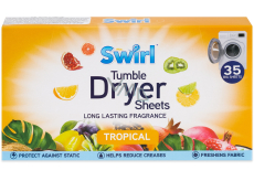 Swirl Tropical Scented Dryer Napkins 35 pcs