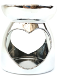 Albi Aromalamp Ceramic Metallic Silver 11 x 10 cm