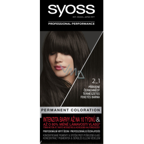 Syoss Professional Hair Color 2-1 Natural Black Brown